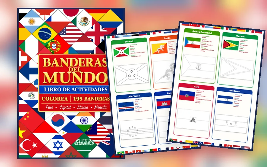 Libro Banderas del Mundo